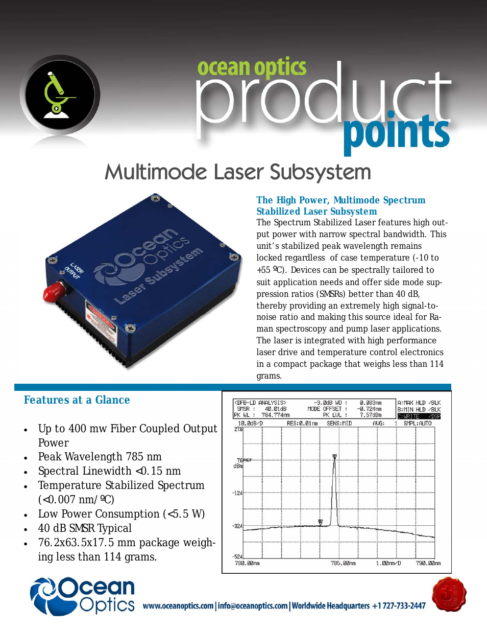 Multimode Laser Subsystem