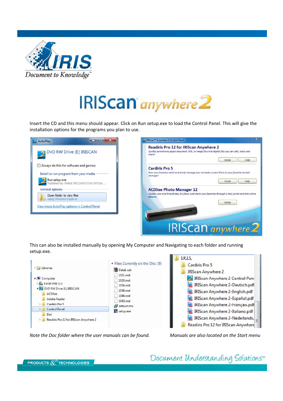 IRIScan Anywhere 2 for Windows