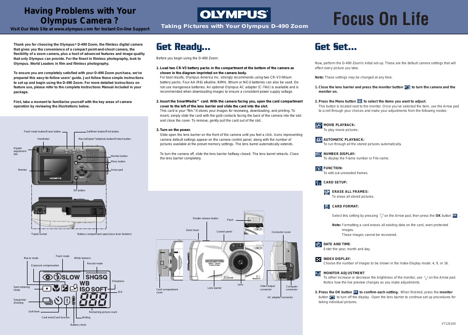 Olympus Digital Camera D-490 Zoom