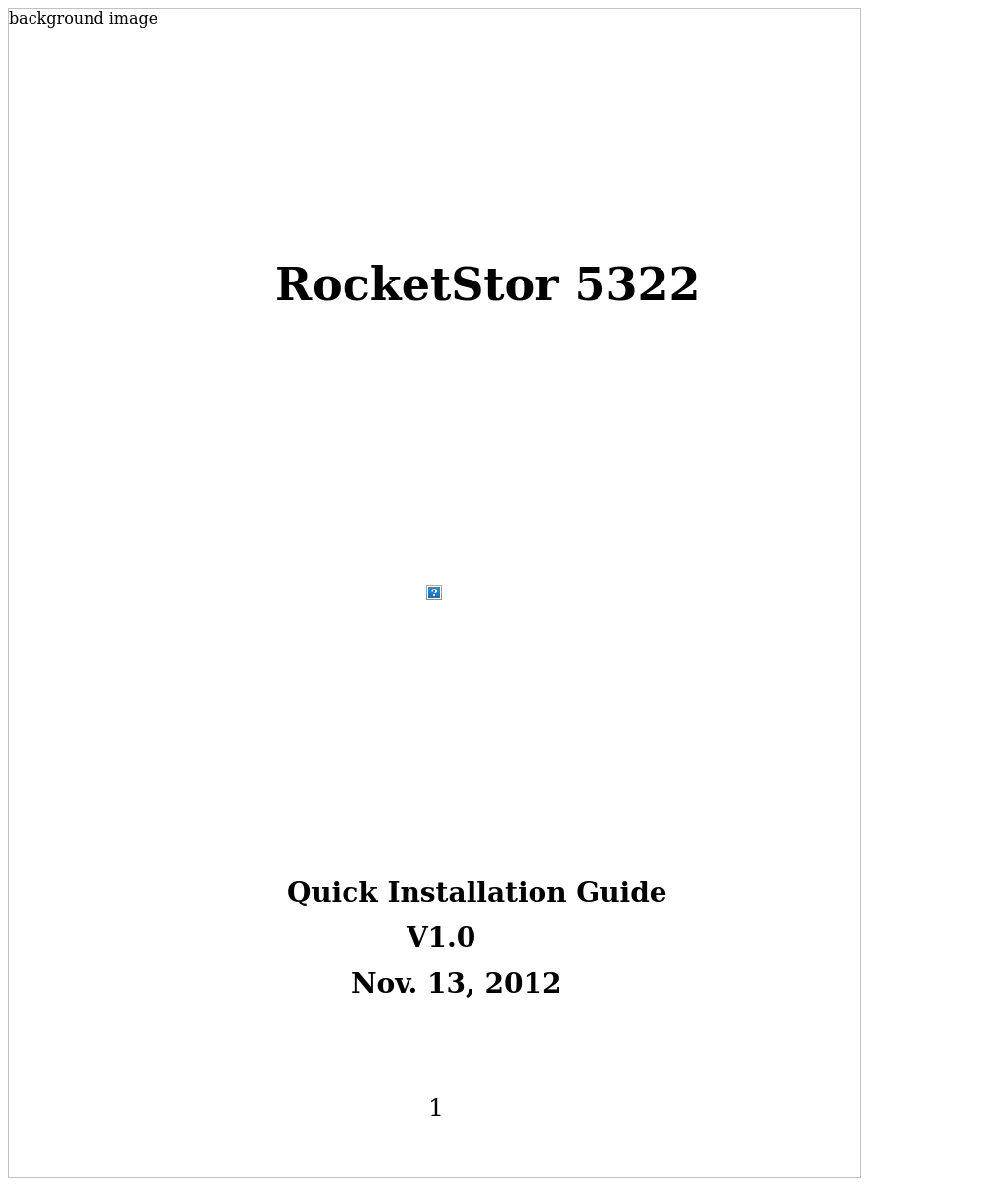 RocketStor 5322