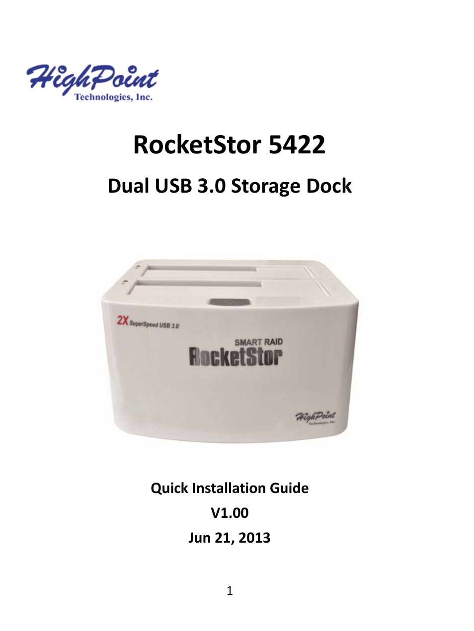 RocketStor 5422