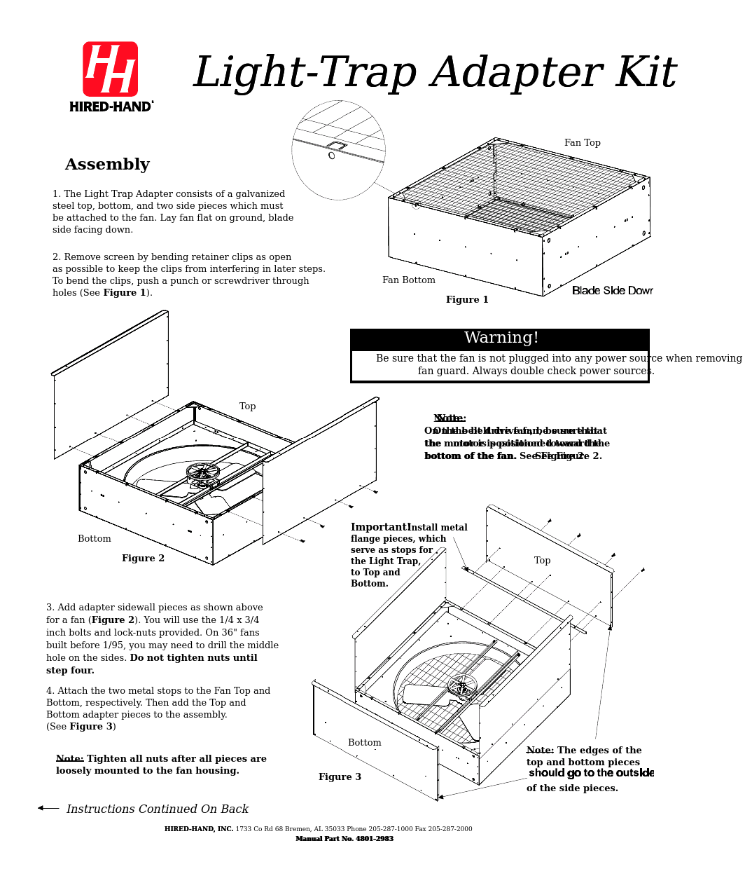 Light Traps: Light Trap Adapter Kit