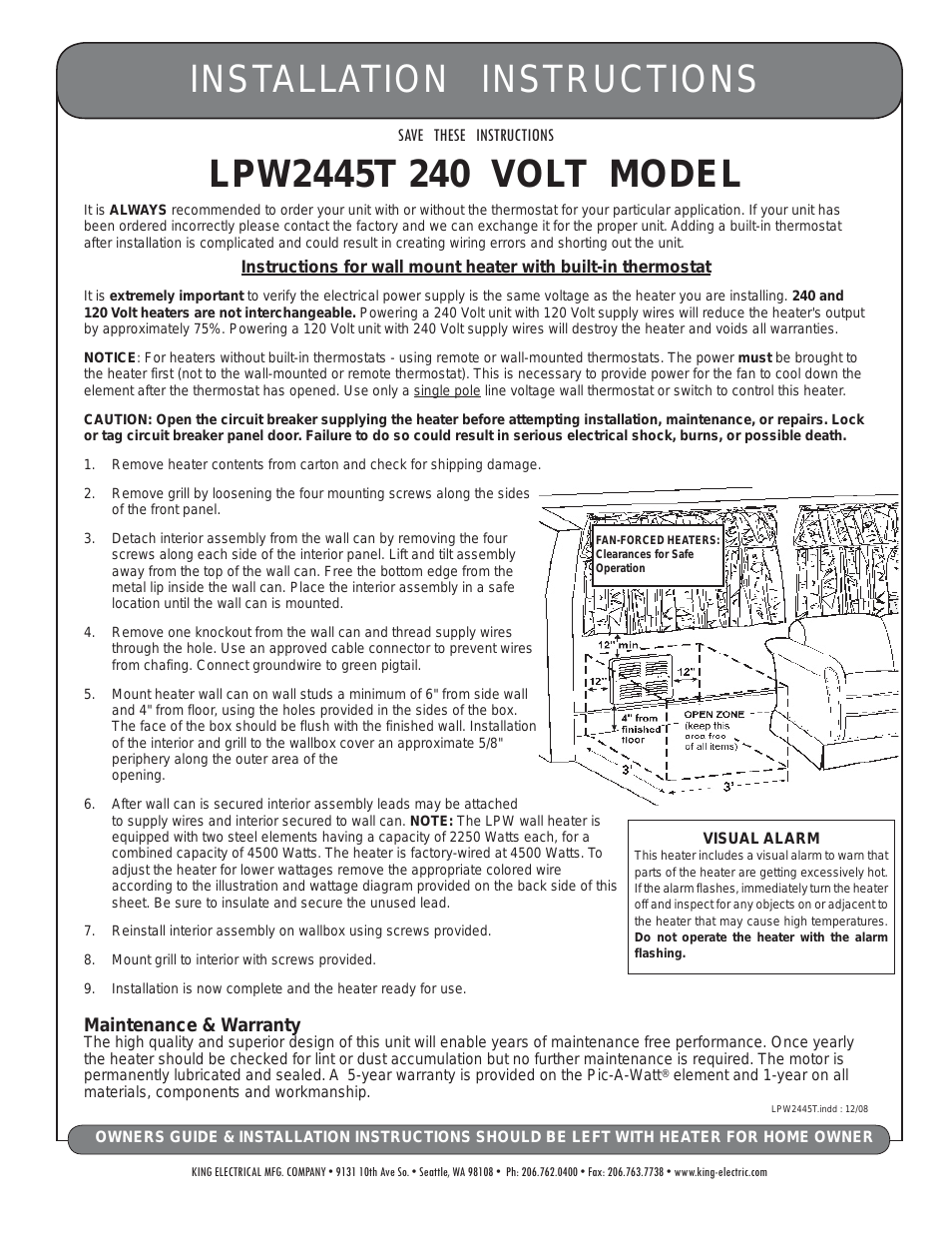 Model LPWC