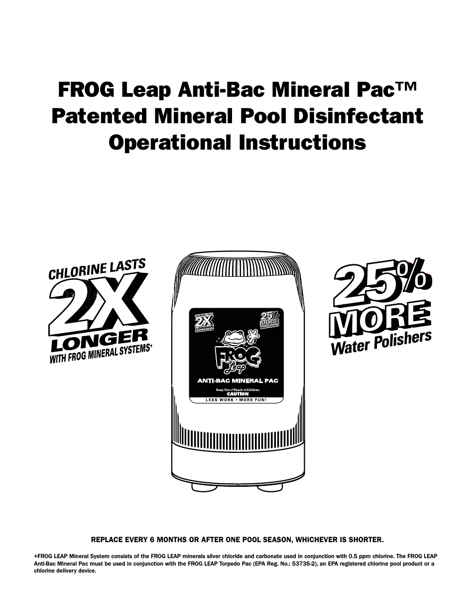 FROG Leap Anti-Bac Mineral Pac