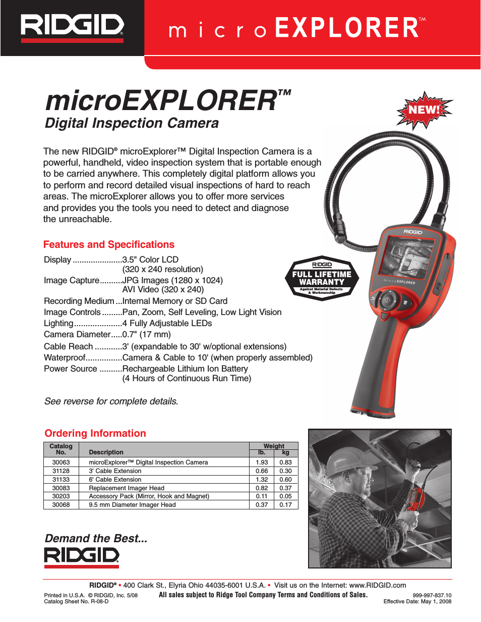 microExplorer Digital Inspection Camera