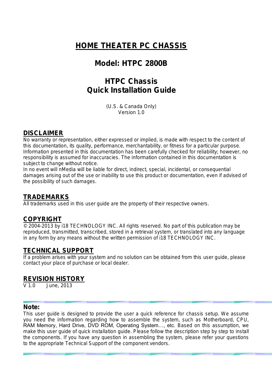 HTPC 2800B