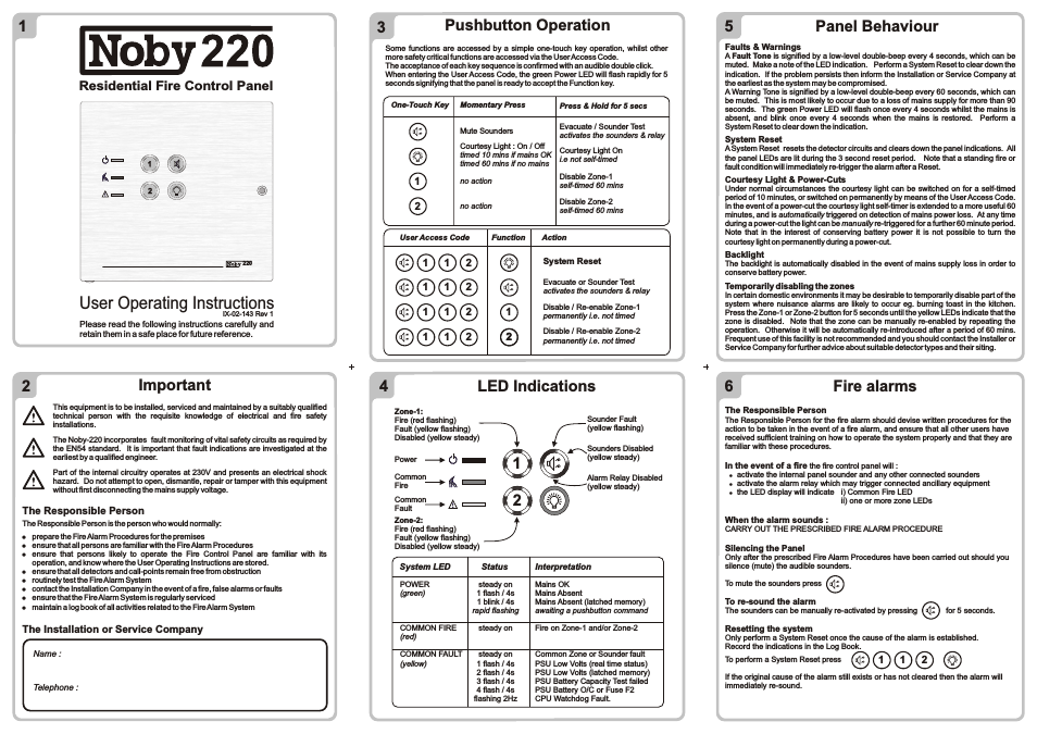 Noby-220 2-Zone
