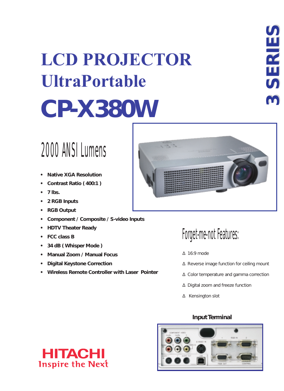 CP-X380W