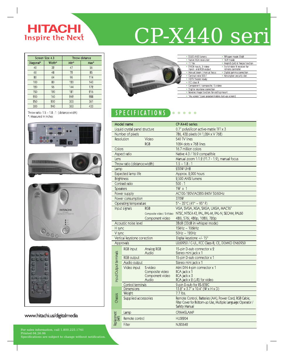CP-X440