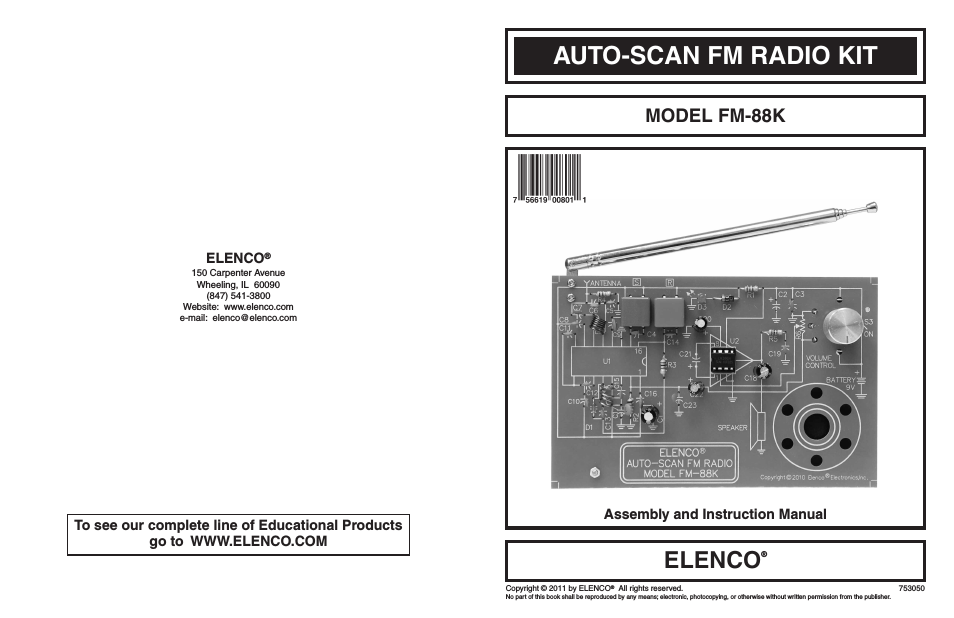 AutoScan Fm Radio Kit