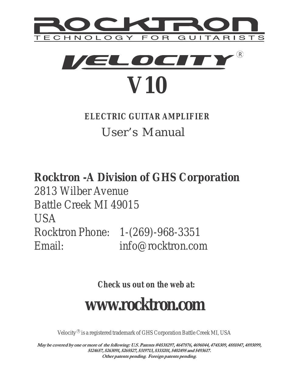 Velocity V10