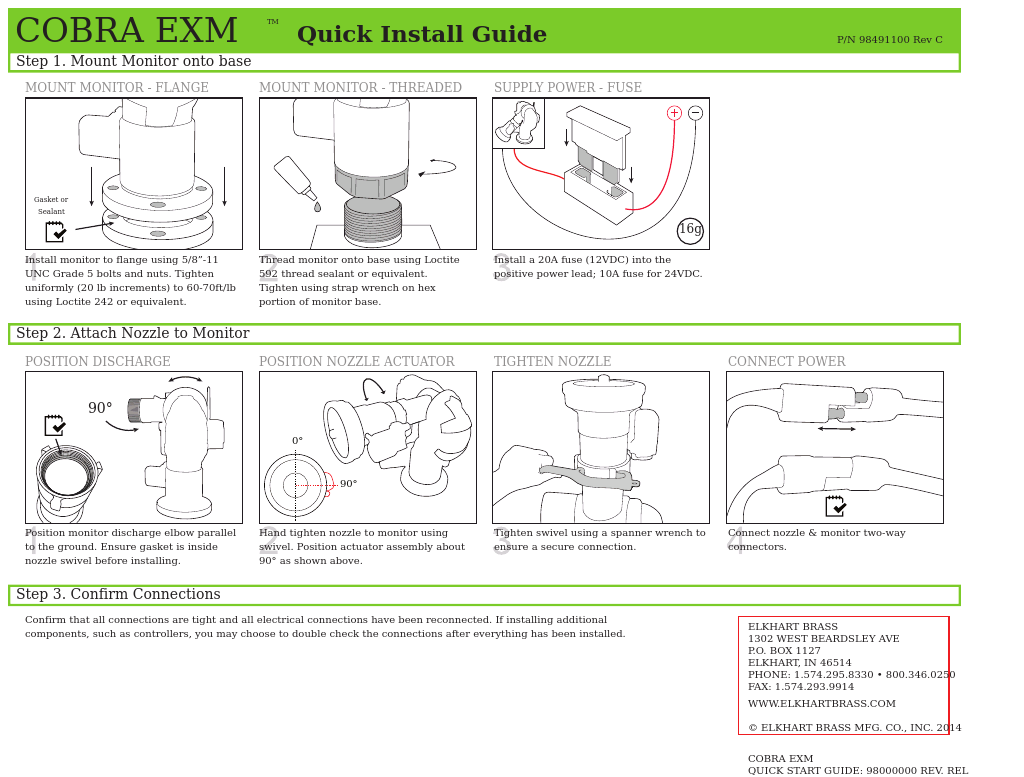 Cobra EXM Quick Install Guide