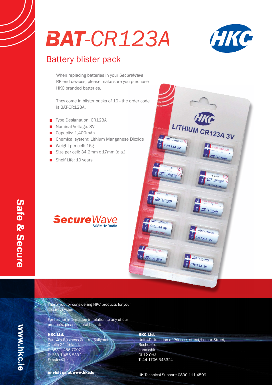 Battery Pack - 3V Litium