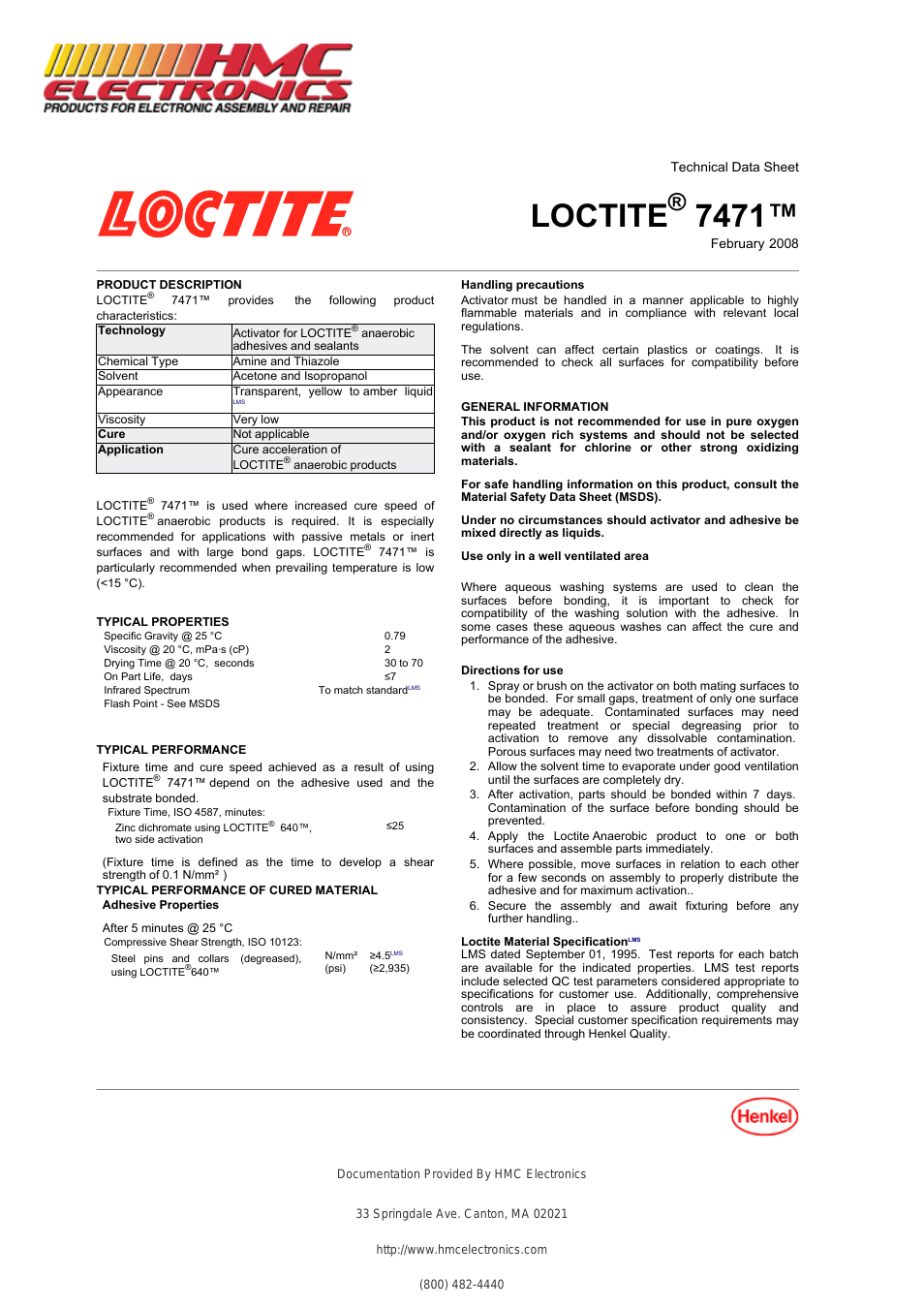 22477 Loctite 7471 Primer T