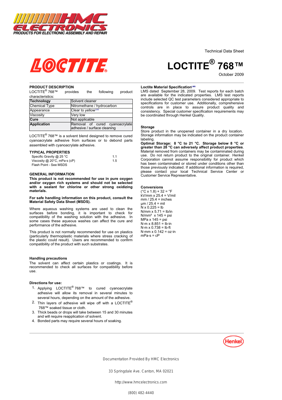 76820 Loctite X-NMS Clean-Up Solvent for Instant Adhesives
