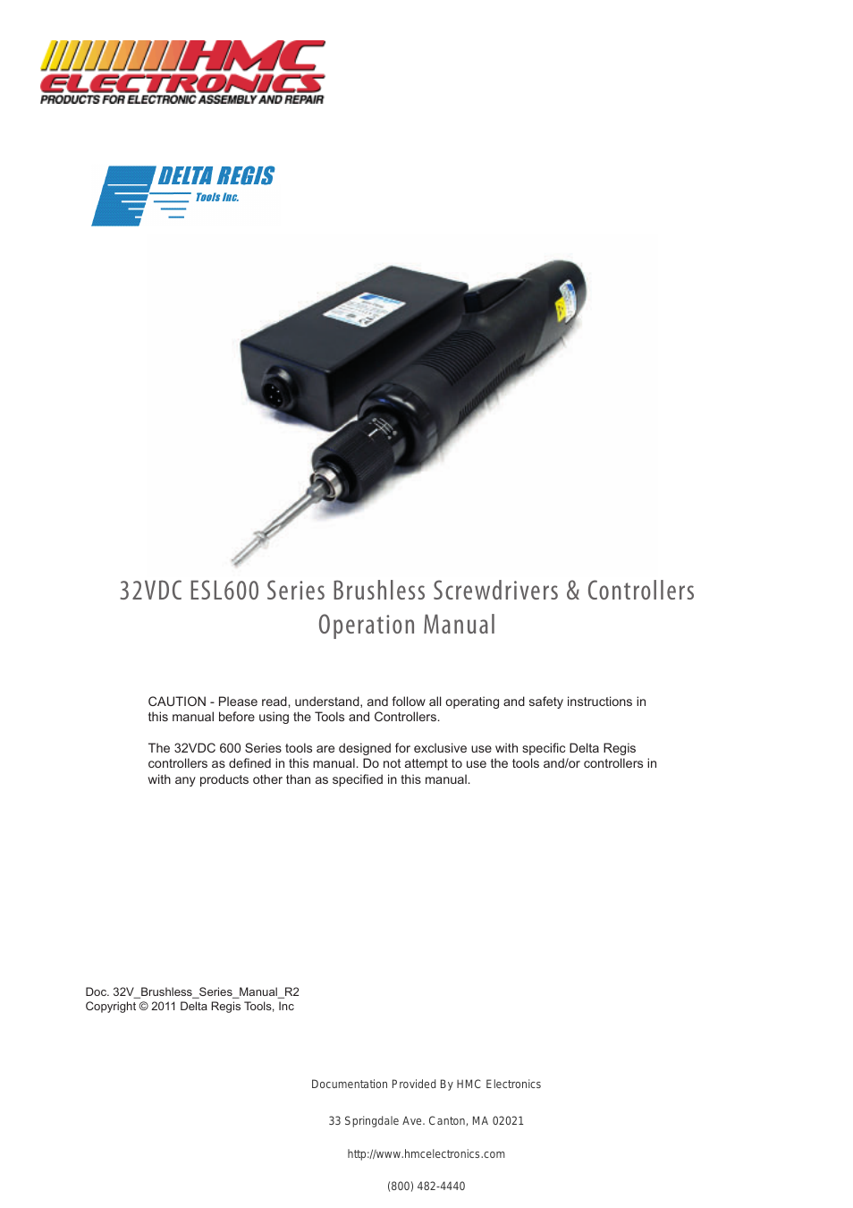 CESL611-ESD Delta Regis Brushless Electric Screwdriver