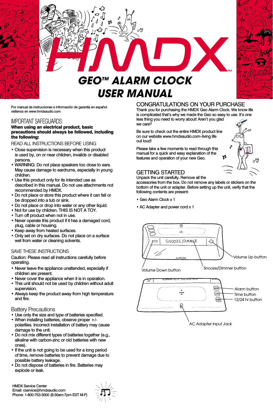 Geo™ Alarm Clock EN