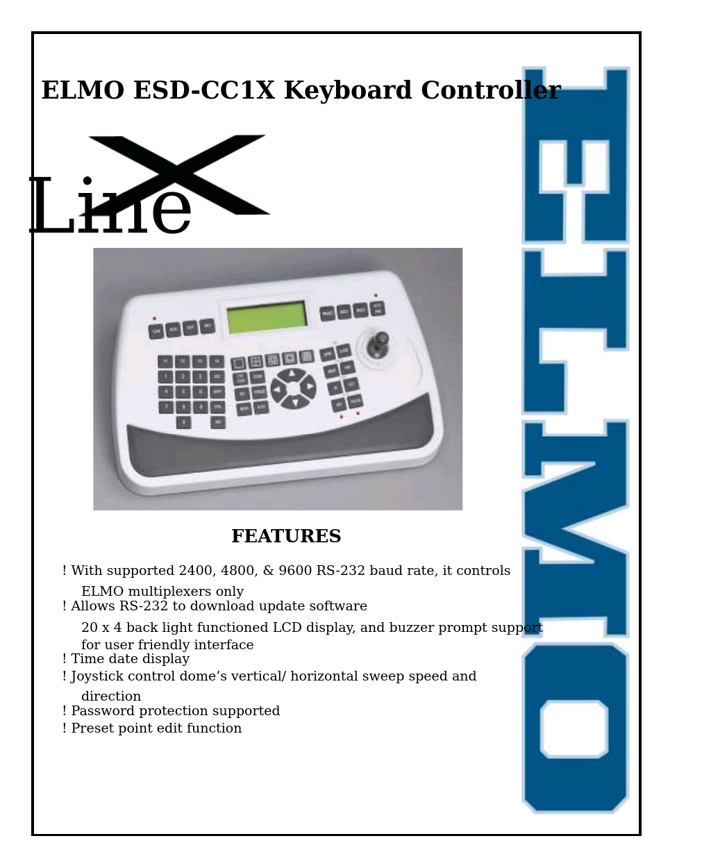 Keyboard Controller ESD-CC1X