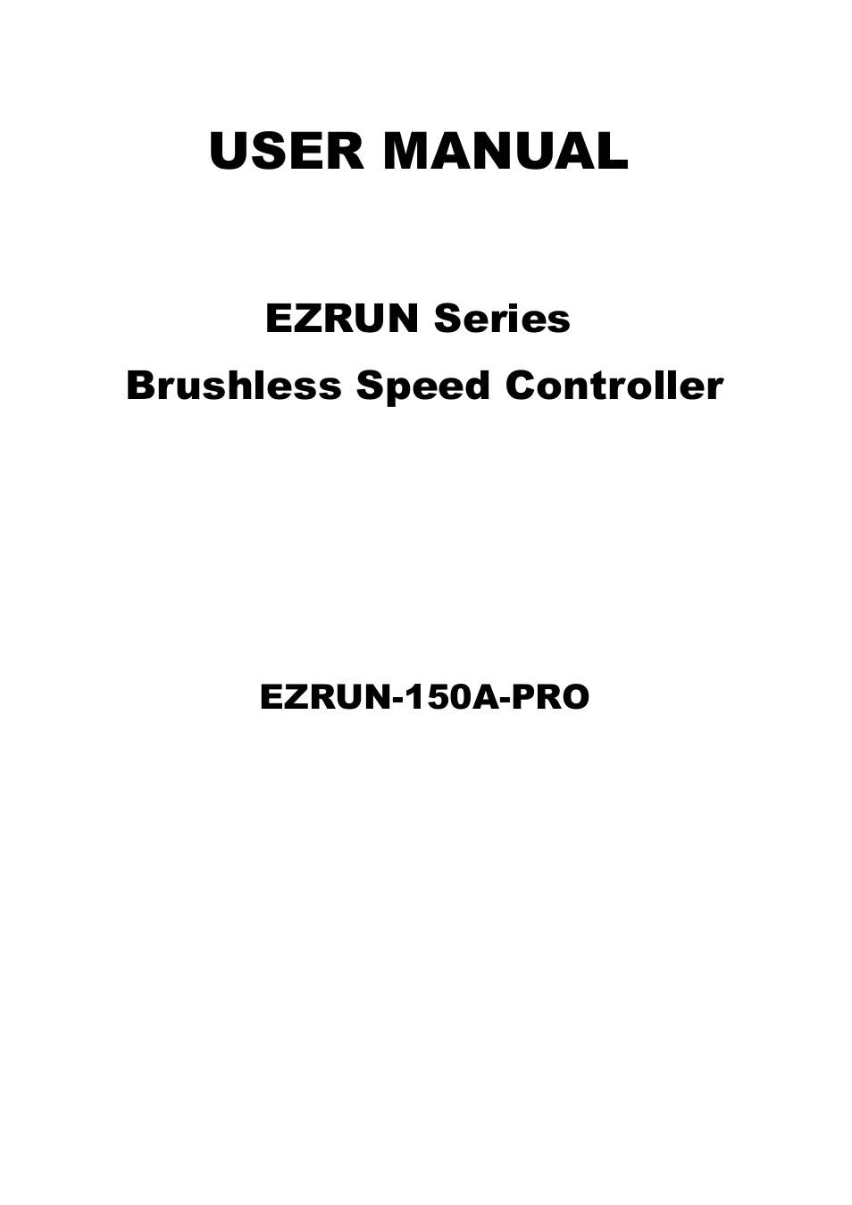 EZRUN-150A-PRO