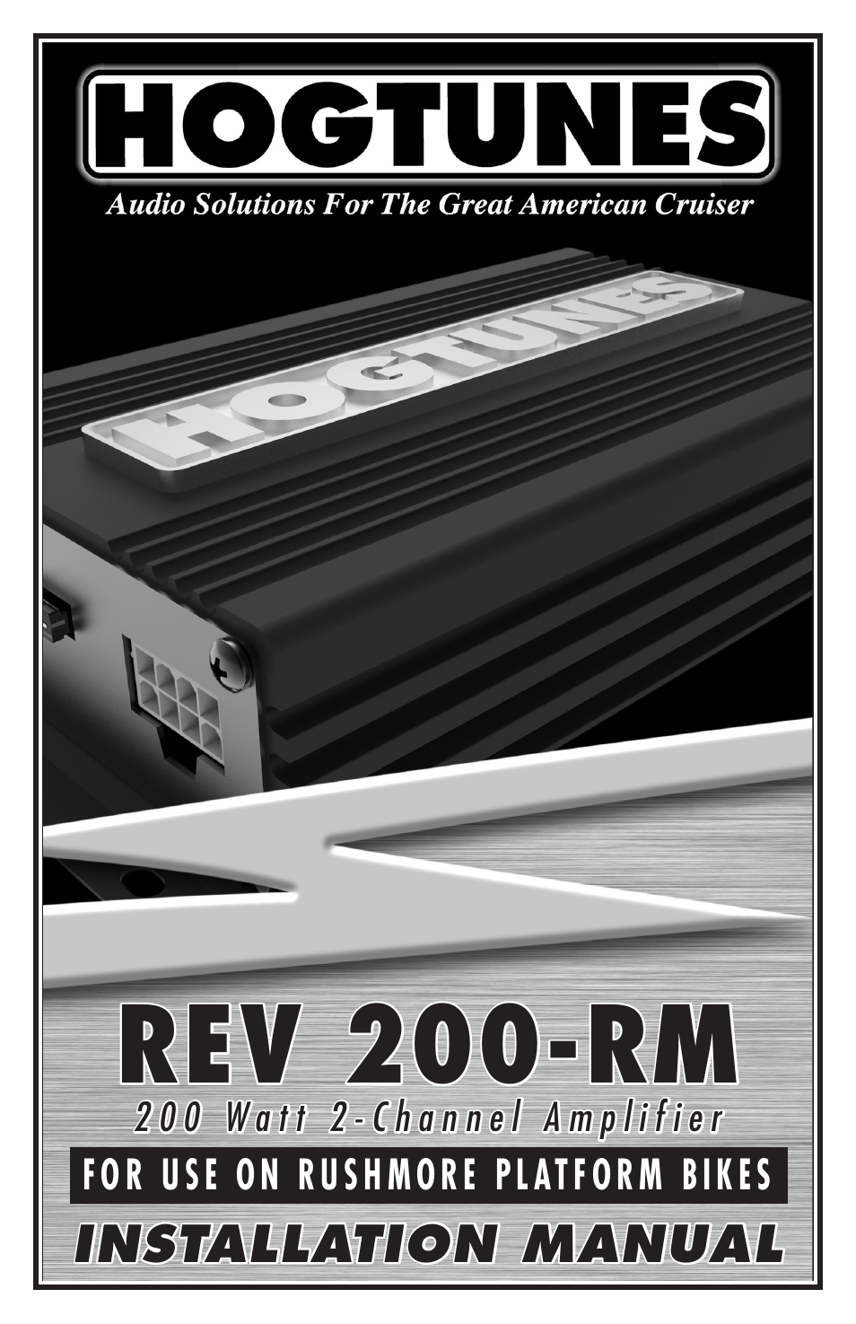 REV 200-RM : 2 Channel Class D Amplifier / 2x100 watts (2014 - model year)