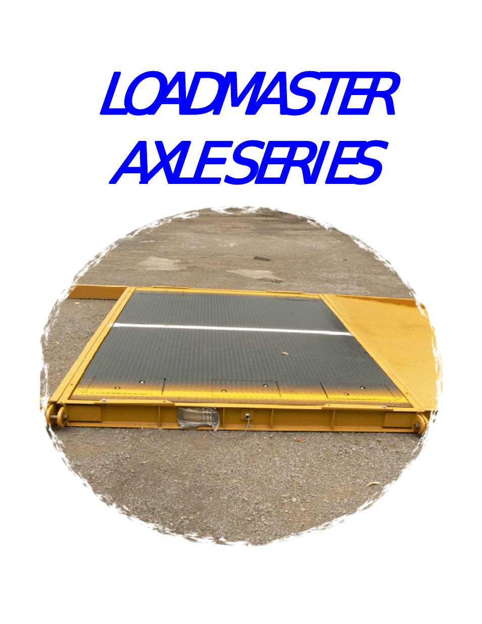 Portable Axle Scale 10'x10' w/ramps
