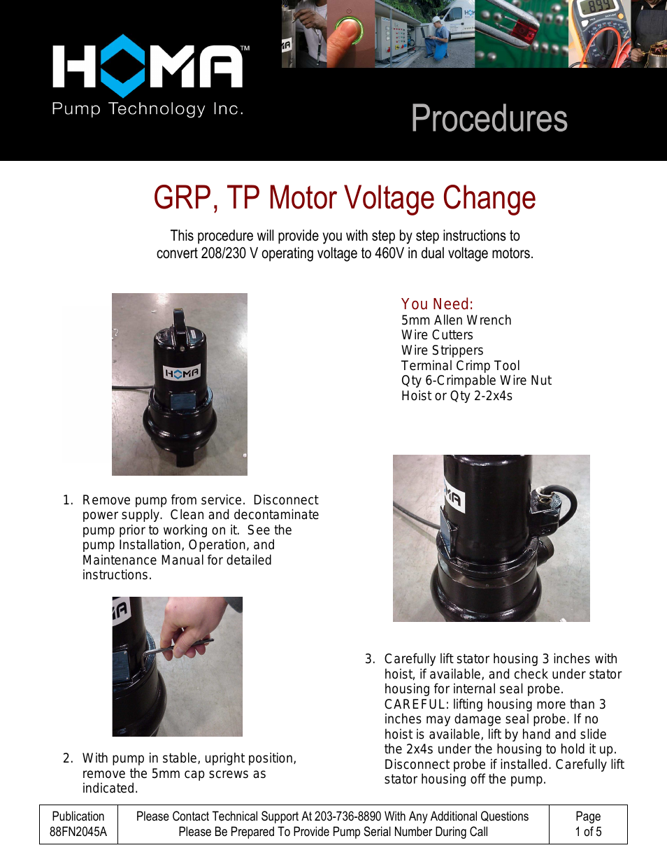 GRP TP Motor Voltage Change
