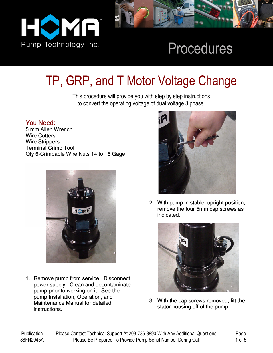 TP GRP T Motor Voltage Change