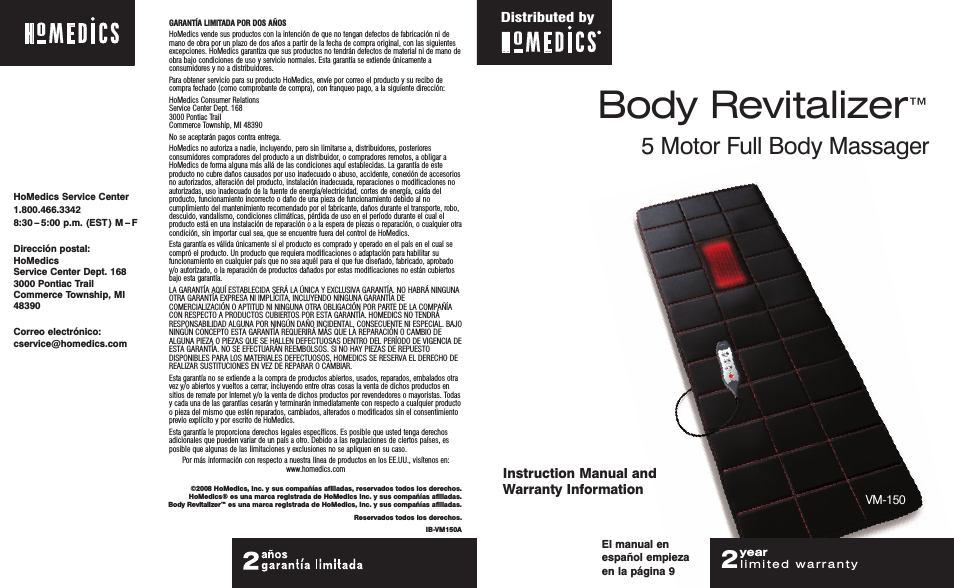 Body Revitalizer IB-VM150A