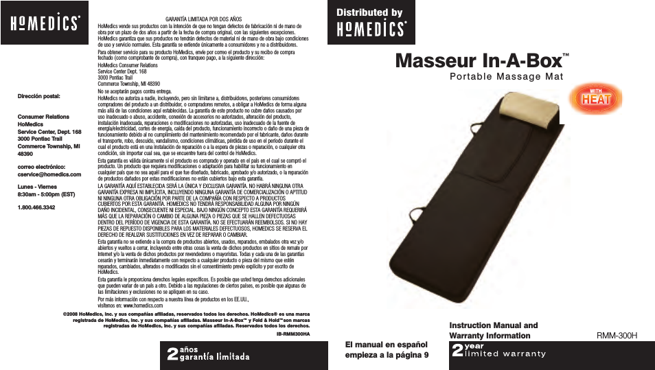 Masseur In-A-Box RMM-300H