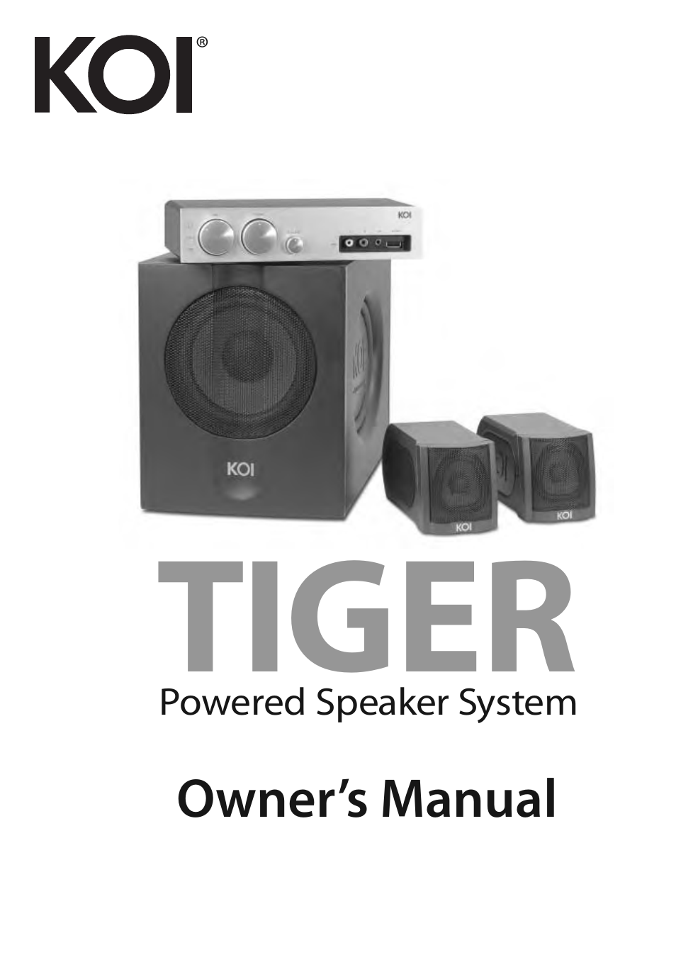 TIGER Powered Speaker System