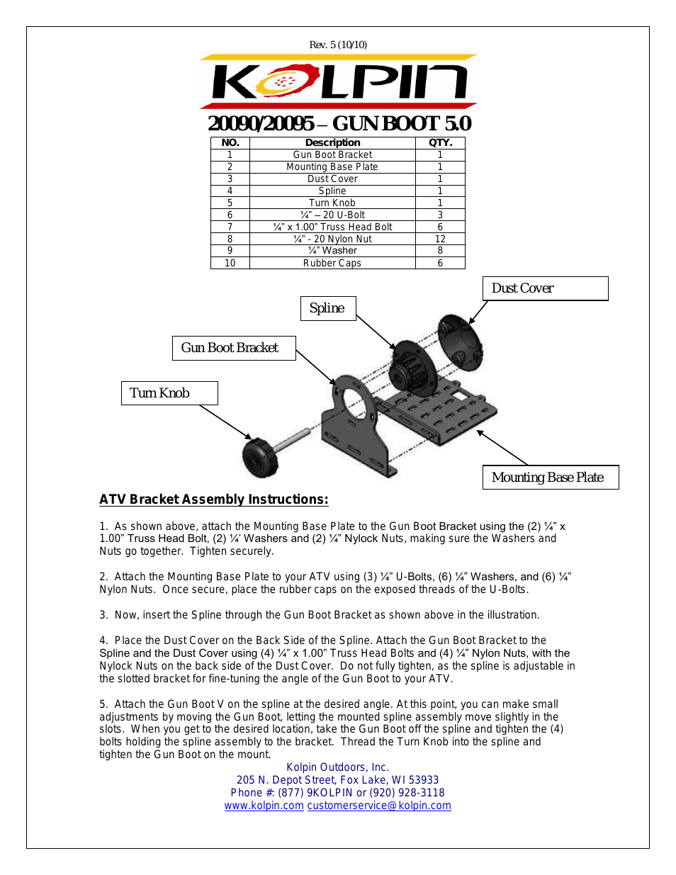 20090-95 – GUN BOOT 5.0