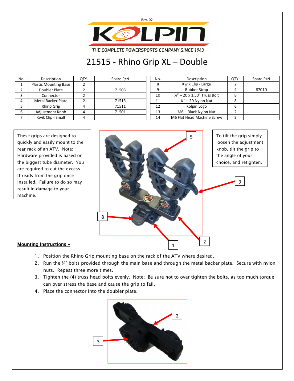 21515 - Rhino Grip XL – Double