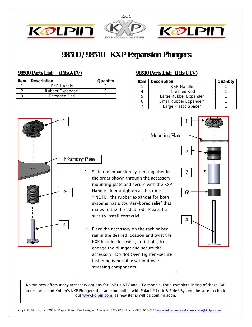 98500_98510 – KXP Expansion Plungers