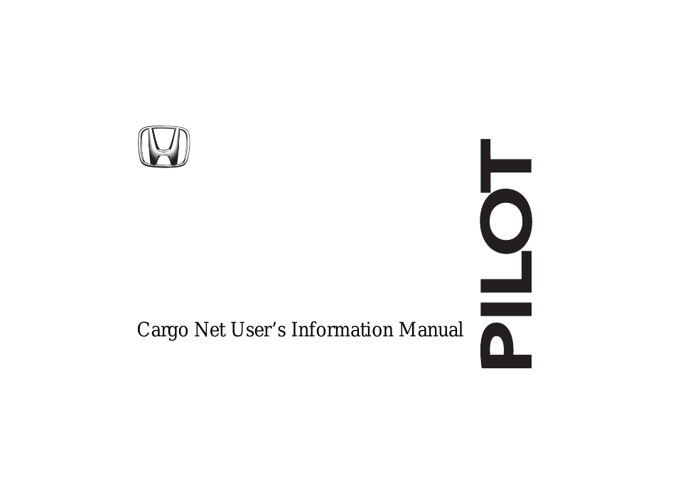 Pilot Cargo Net
