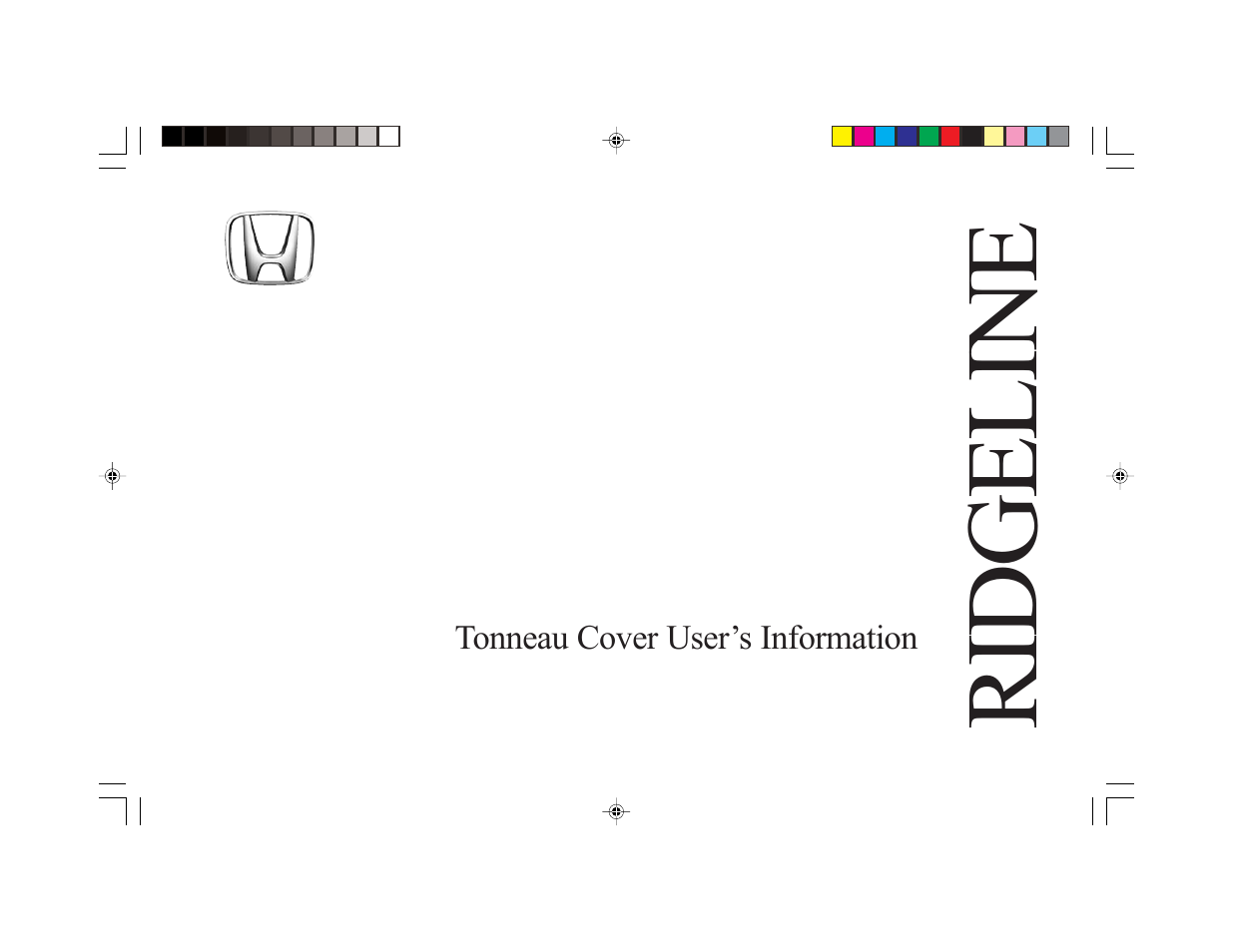 Ridgeline: Tonneau Cover