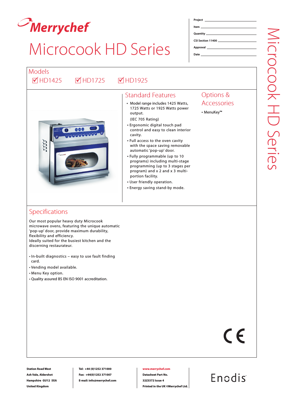 Microcook HD Series