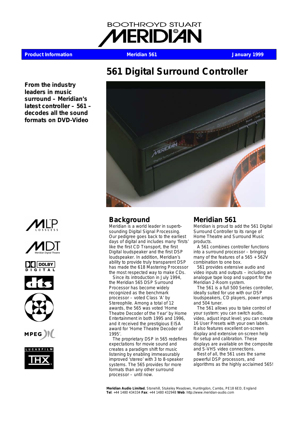 Digital Surround Controller 561