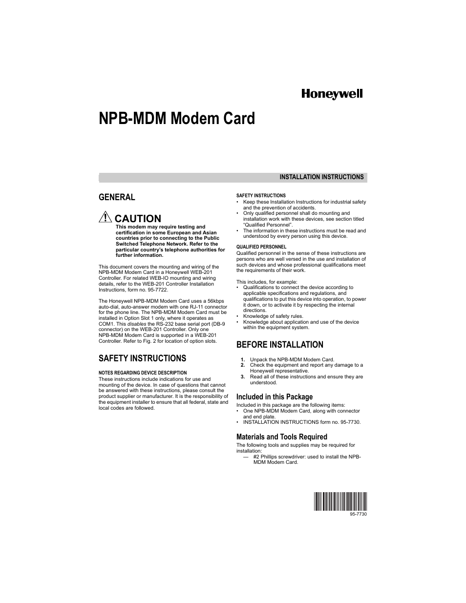 NPB-MDM