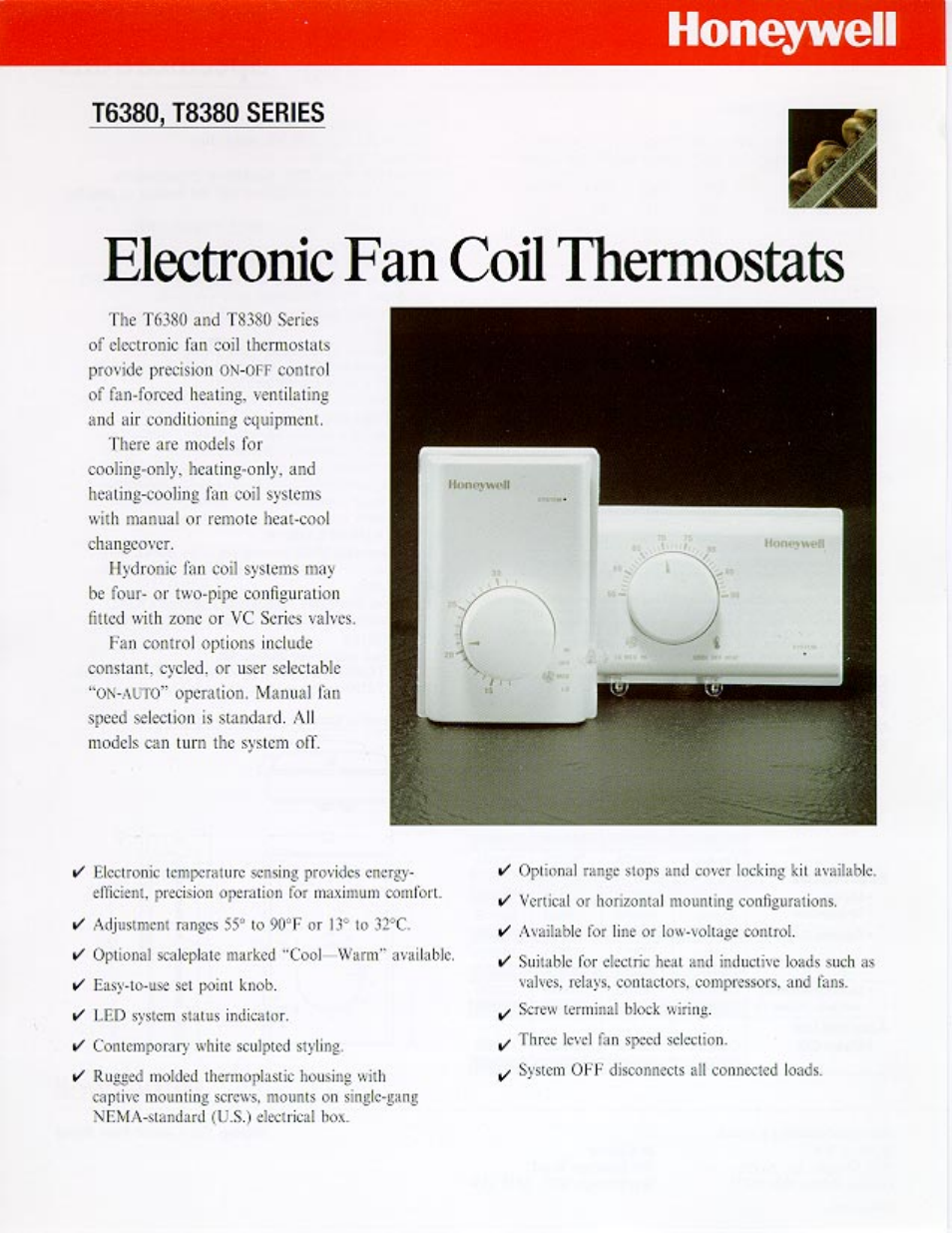 Electronic Fan Coil T6380