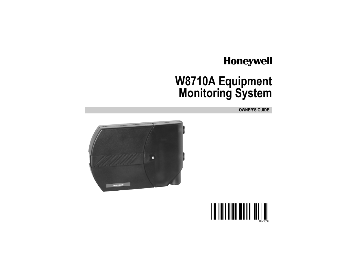 EQUIPMENT MONITORING SYSTEM W8710A