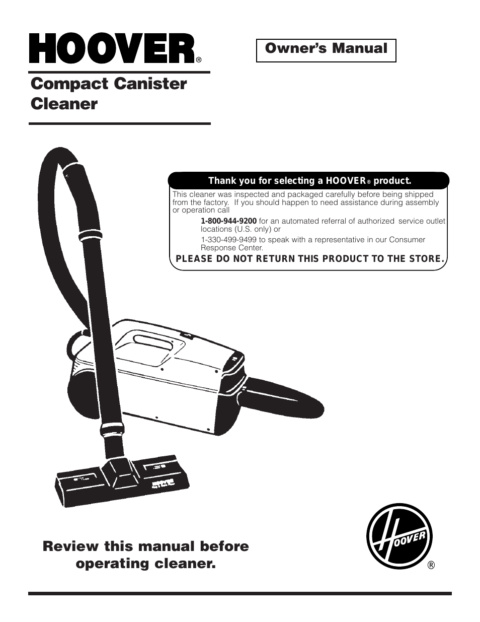 Compact Canister Cleaner