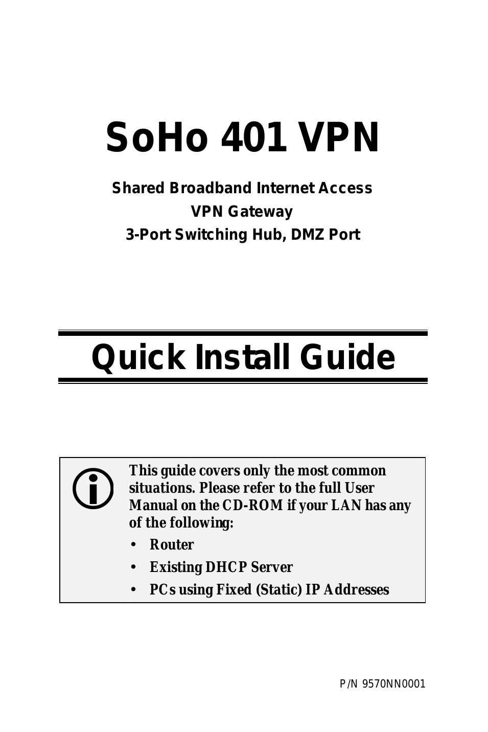 Firewall VPN SoHo 401 VPN