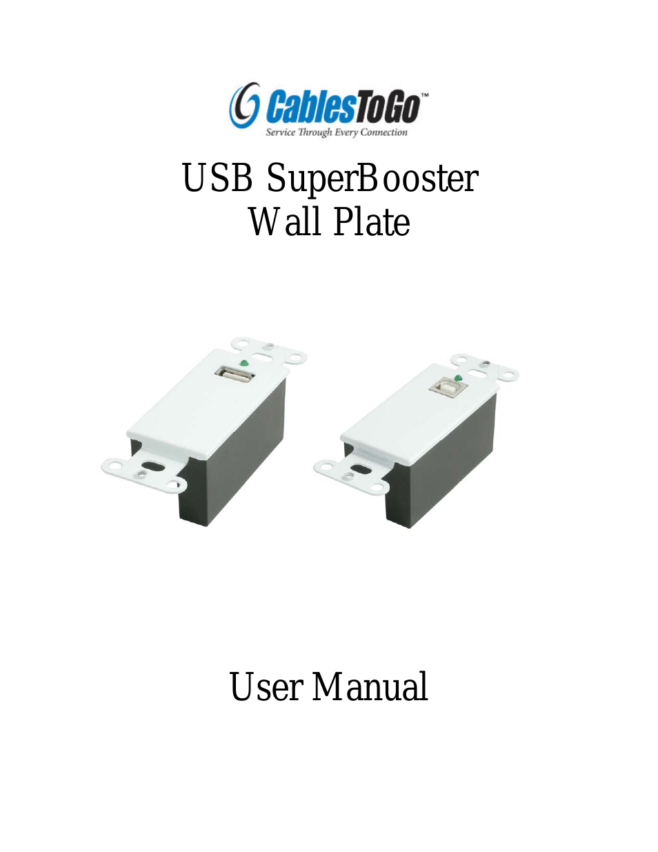29342 USB SuperBooster Wall Plate