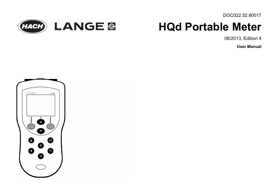 HQD Portable Meter User Manual