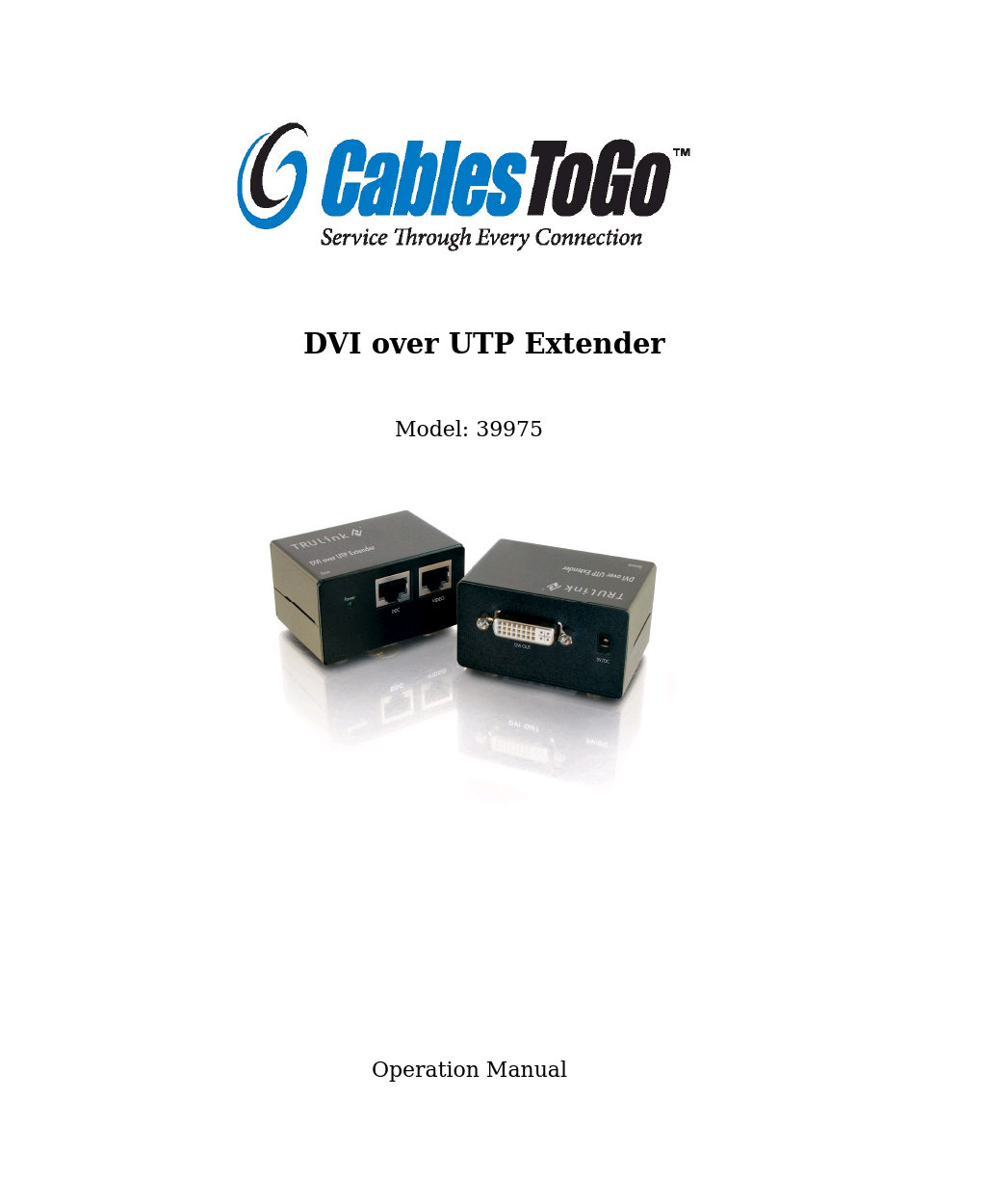 39975 DVI over UTP Extender