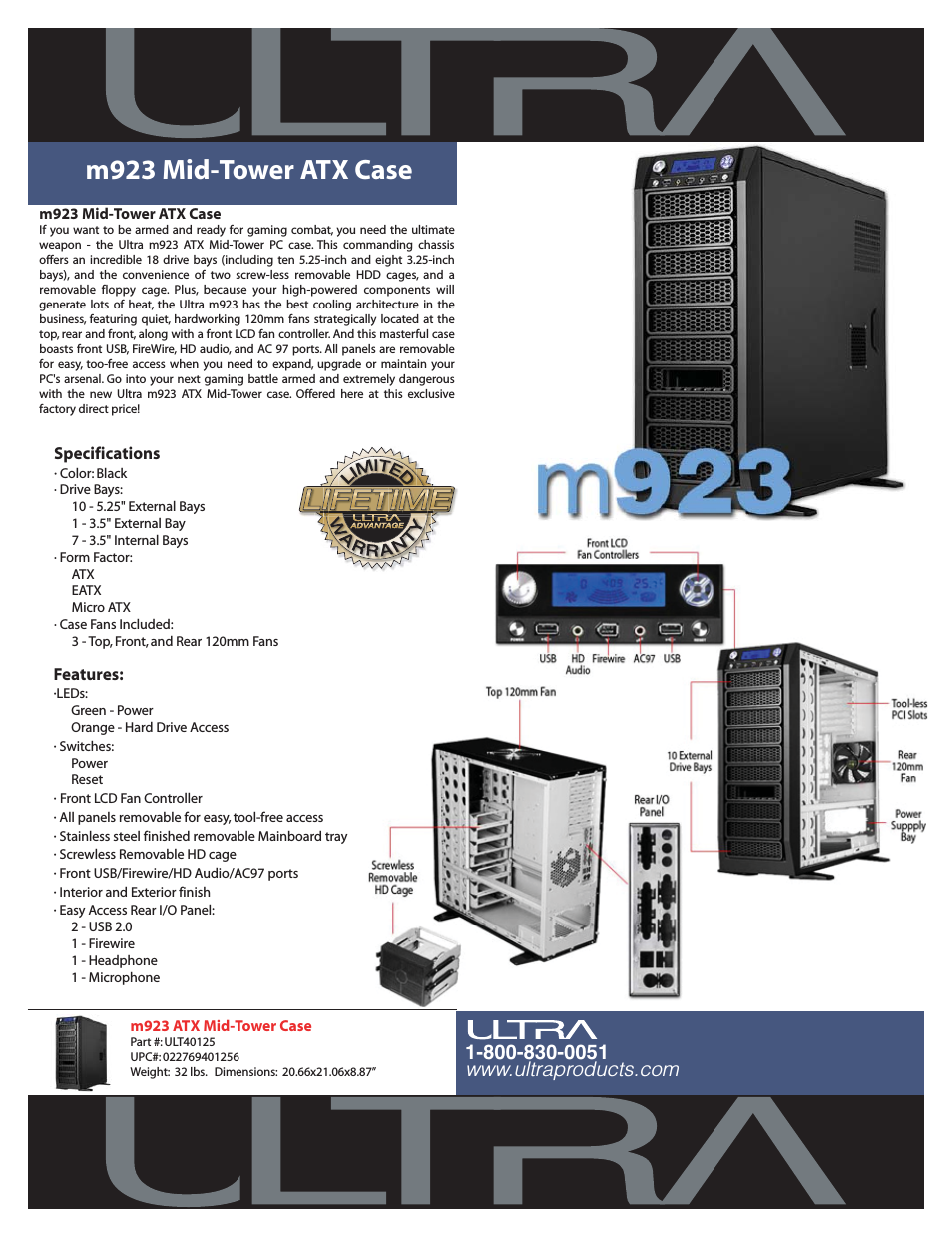 Mid-Tower ATX Case m923