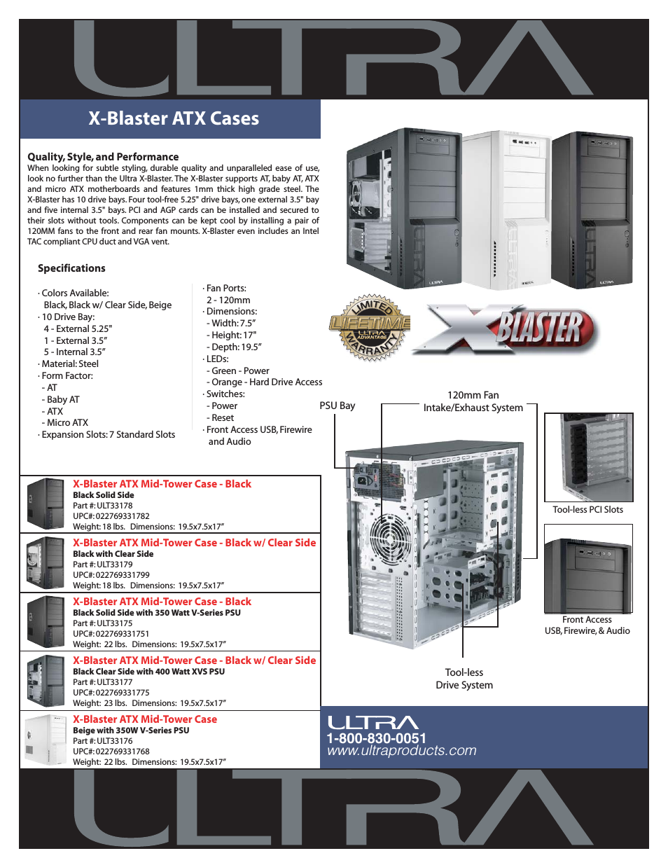 ATX Mid-Tower Case X-Blaster