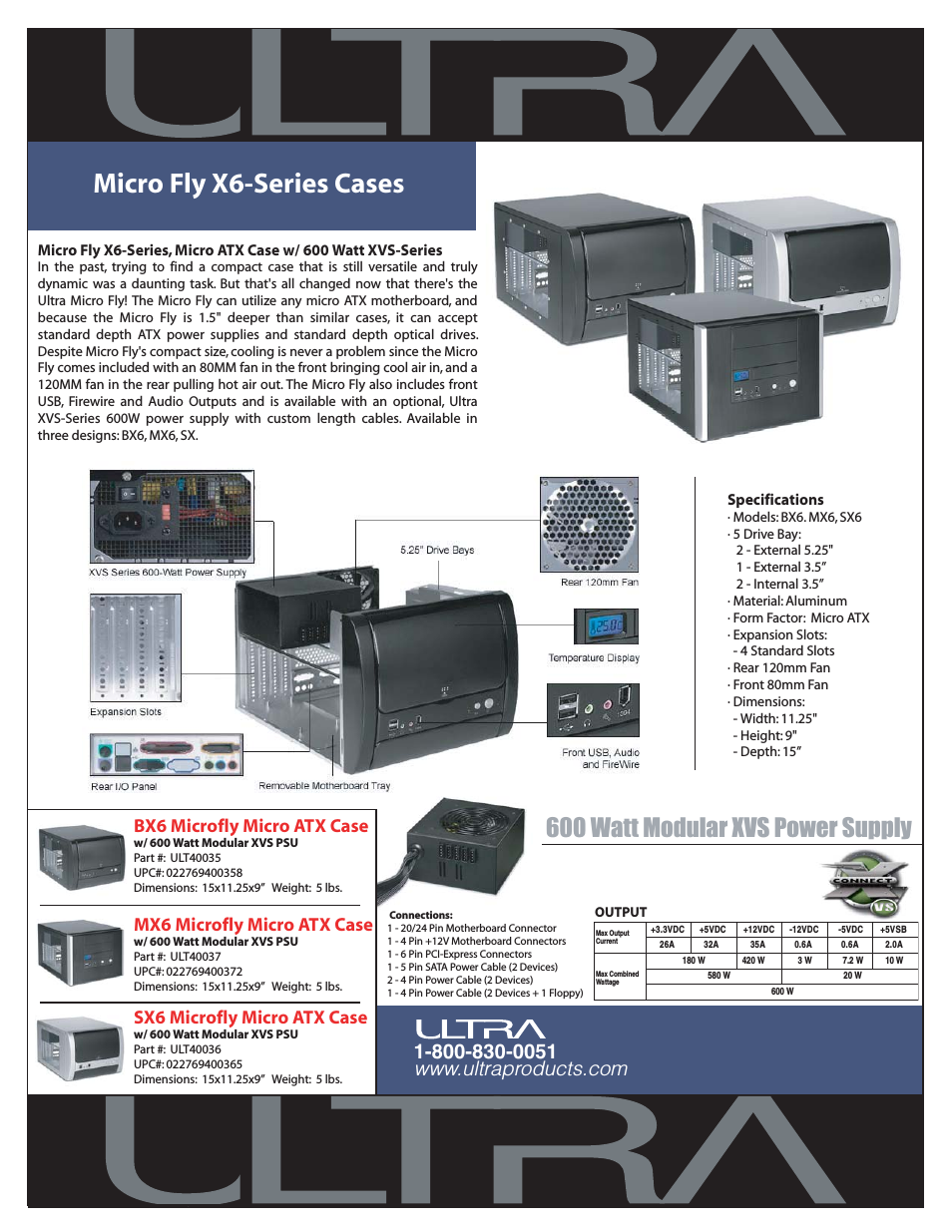 Micro Fly X6-Series Cases SX6