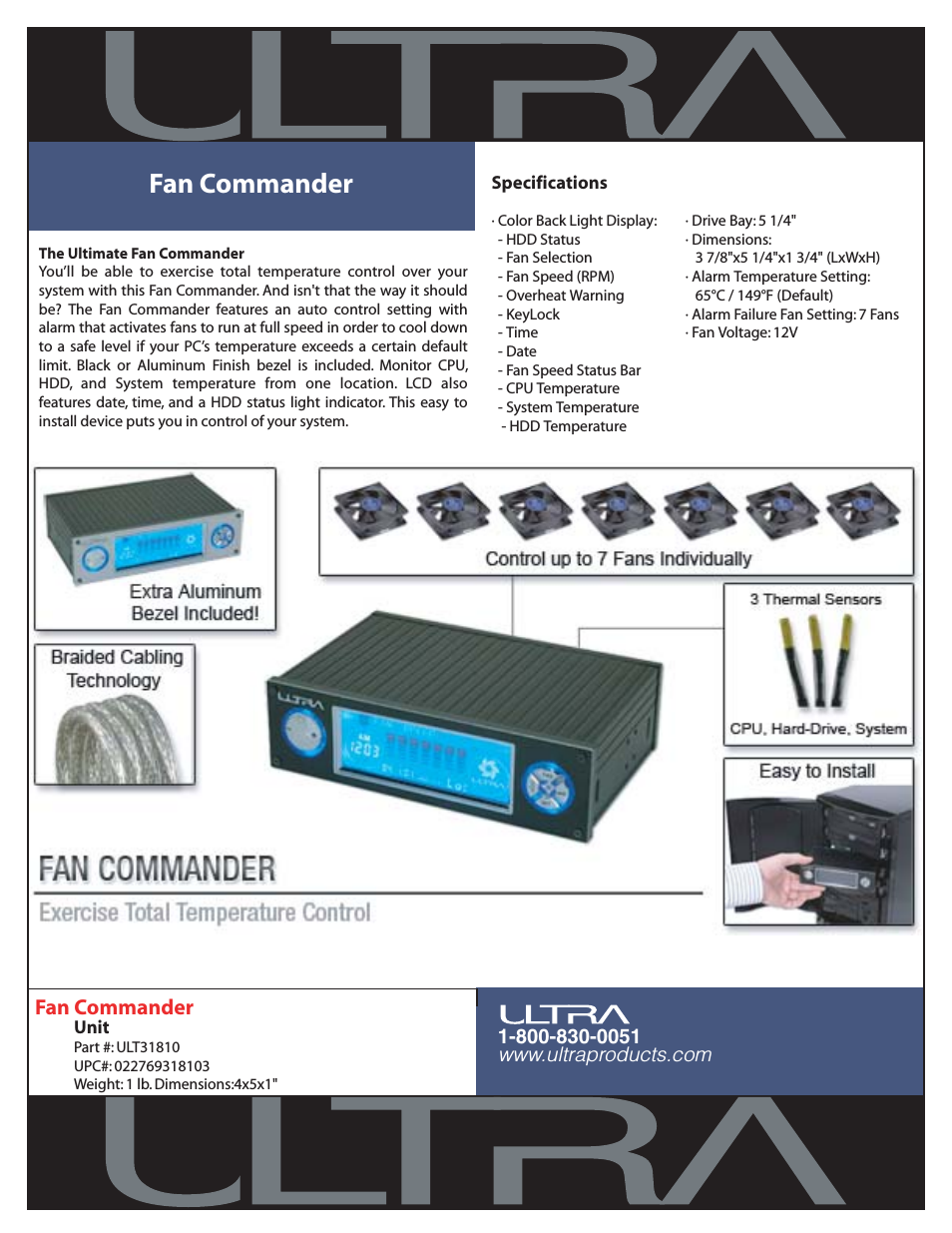 Fan Commander ULT31810
