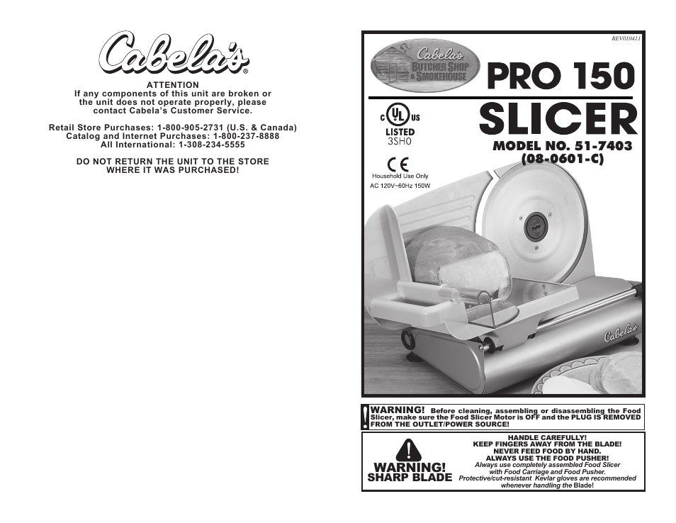 Pro 150 Slicer 08-0601-C